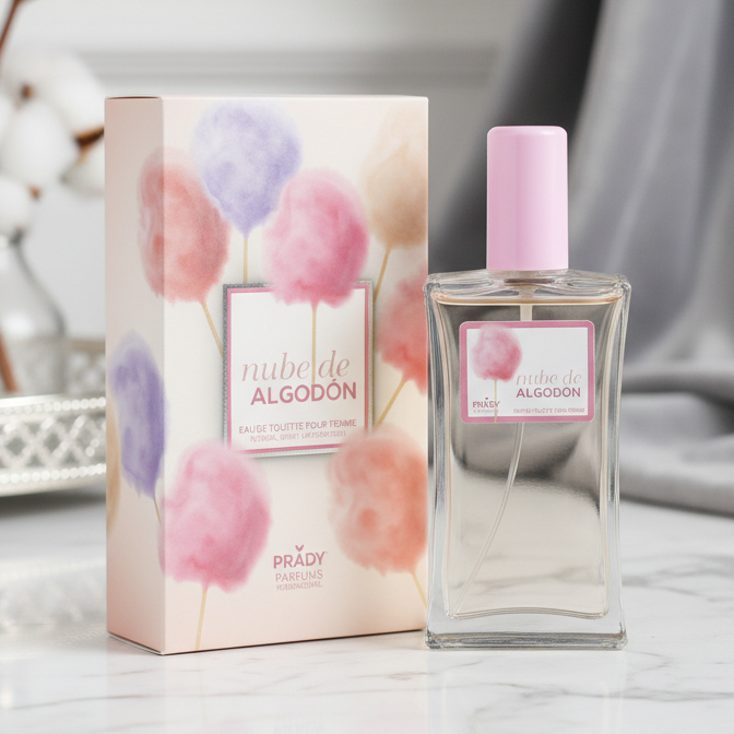 Eau De Toilette Nube De Algodón 90ML - Fragancia Fresca Y Aterciopelada
