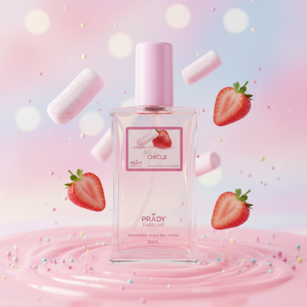 Eau De Toilette Chicle 90ML - Fragancia Dulce Y Refrescante