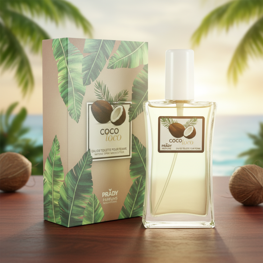 Eau De Toilette Coco 90ML - Perfume Tropical Y Sensual