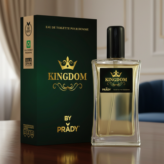 Eau De Toilette Kingdom Pour Homme 90ML - Perfume Amaderado Aromático