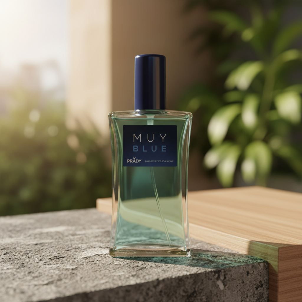 Eau De Toilette Muy Blue Pour Homme 90ML - Frescura Y Audacia