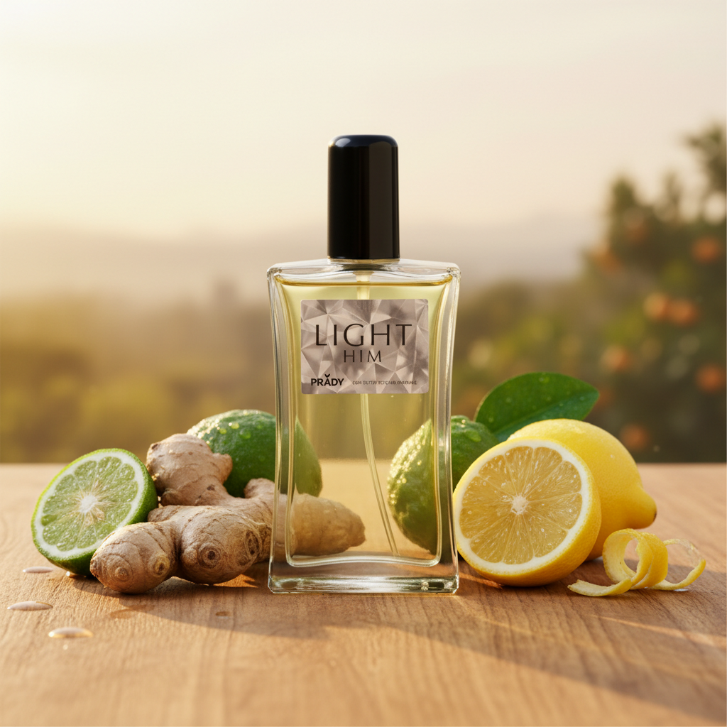 Eau De Toilette Light Him Pour Homme 90ML - Elegancia Y Frescura