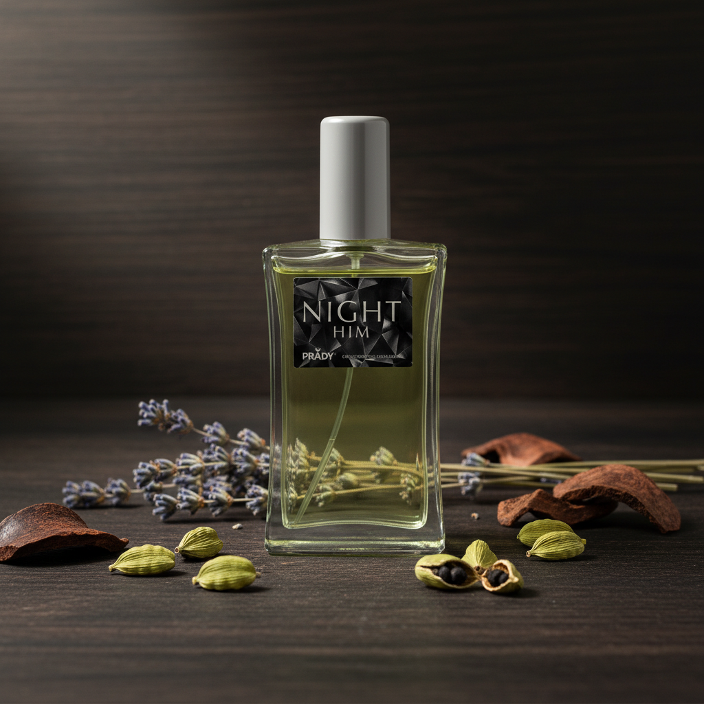 Eau De Toilette Night Him 90ML - Perfume Amaderado Especiado Para Hombre