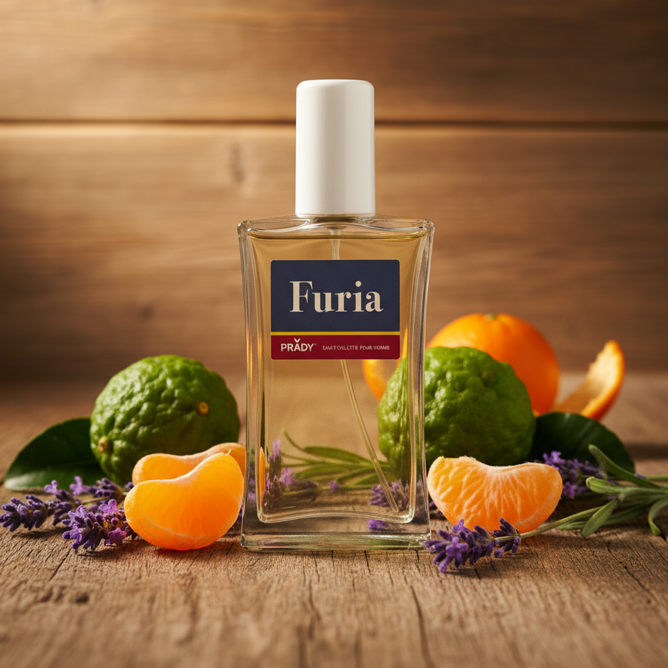 Eau De Toilette Furia Pour Homme 90ML - Fragancia Masculina Elegante
