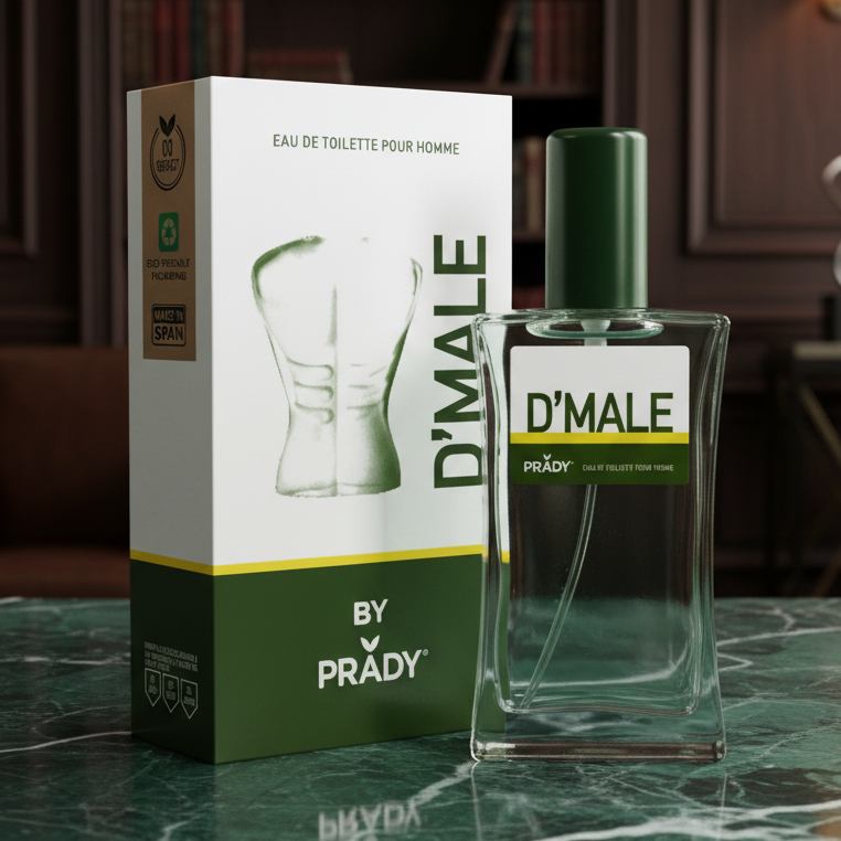 Eau De Toilette D'male Pour Homme 90ML - Perfume Masculino Seductor