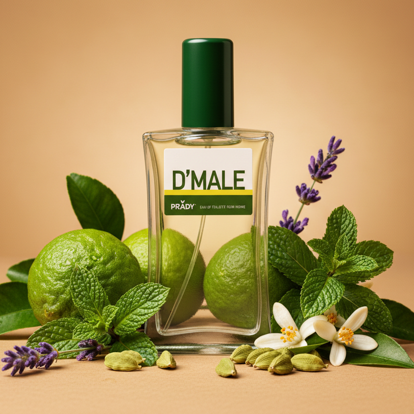 Eau De Toilette D'male Pour Homme 90ML - Perfume Masculino Seductor