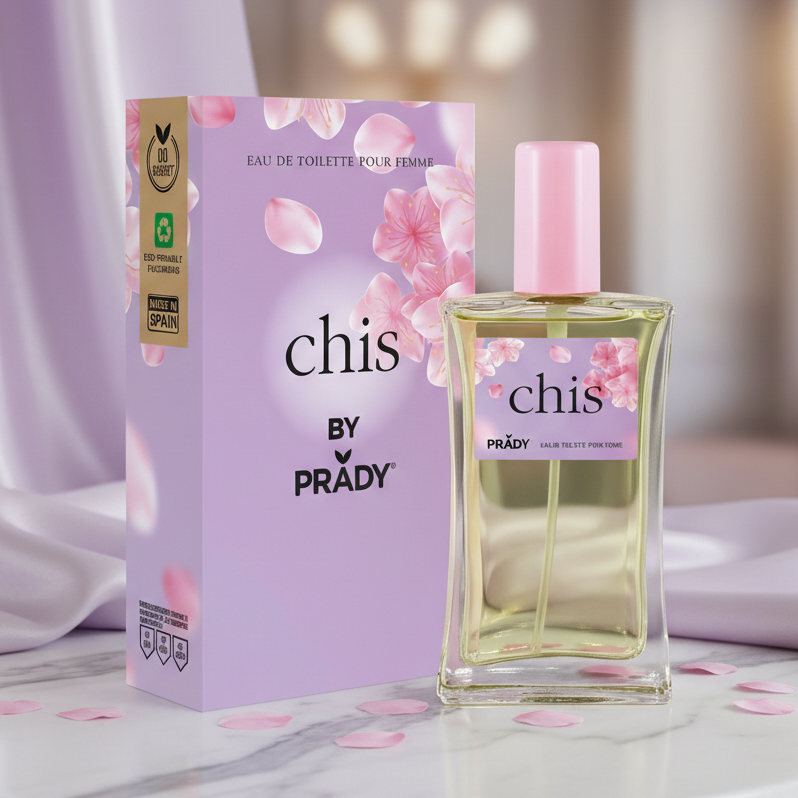 Eau De Toilette Chis Pour Femme 90ML - Fragancia Floral Amaderada