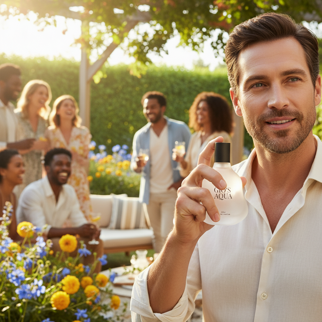 Eau De Parfum Acuático Aromático Para Hombre 50ml - Frescura Y Estilo