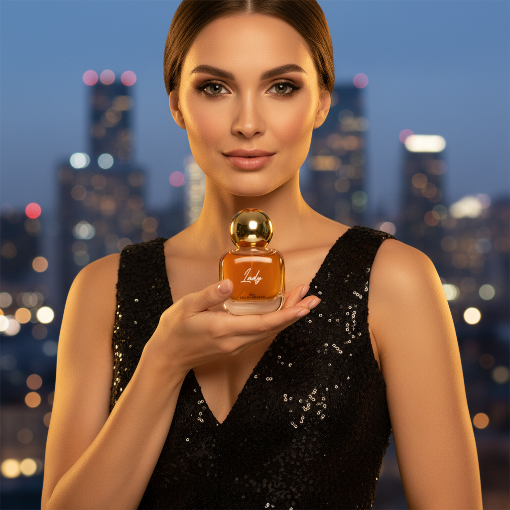 Eau De Parfum Lady Pour Femme 50ML - Perfume Floral Amaderado