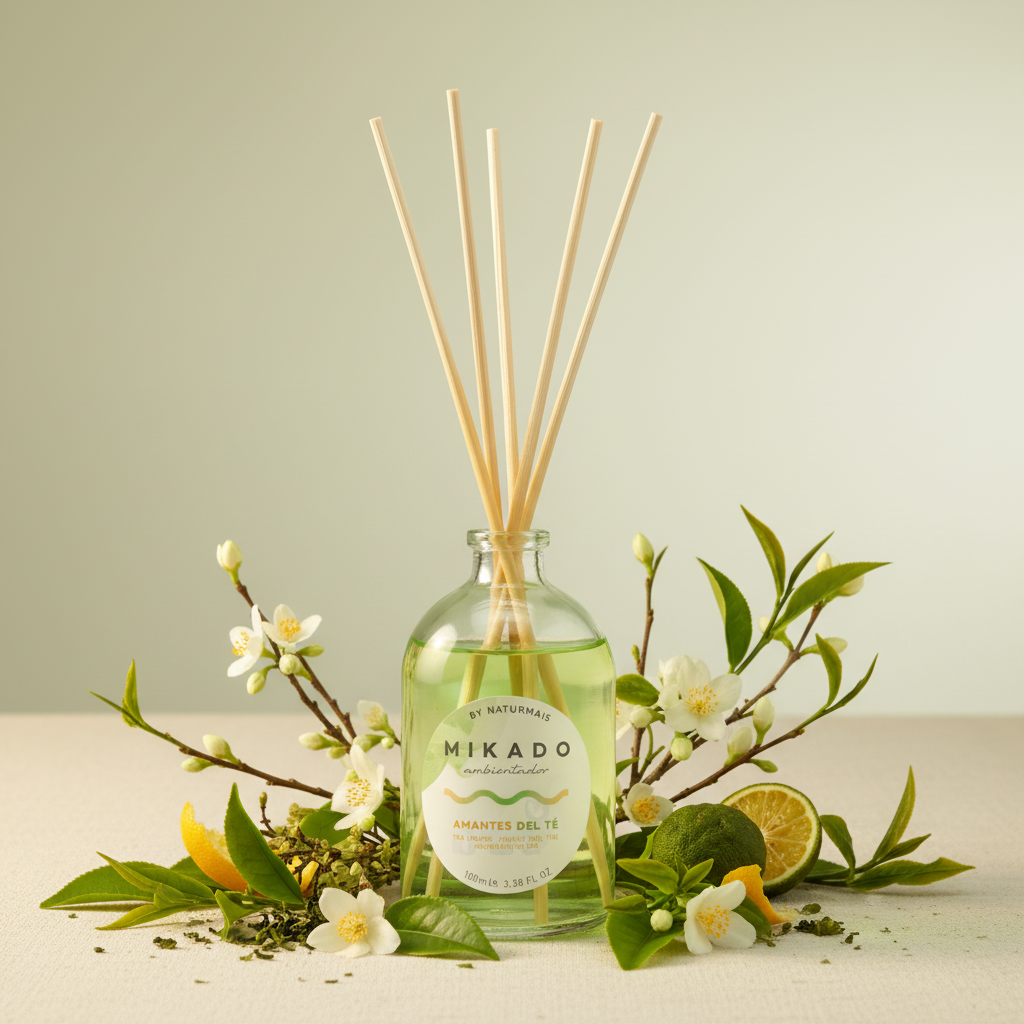 Ambientador Mikado Amantes Del Té 100ml - Fragancia Natural Y Delicada