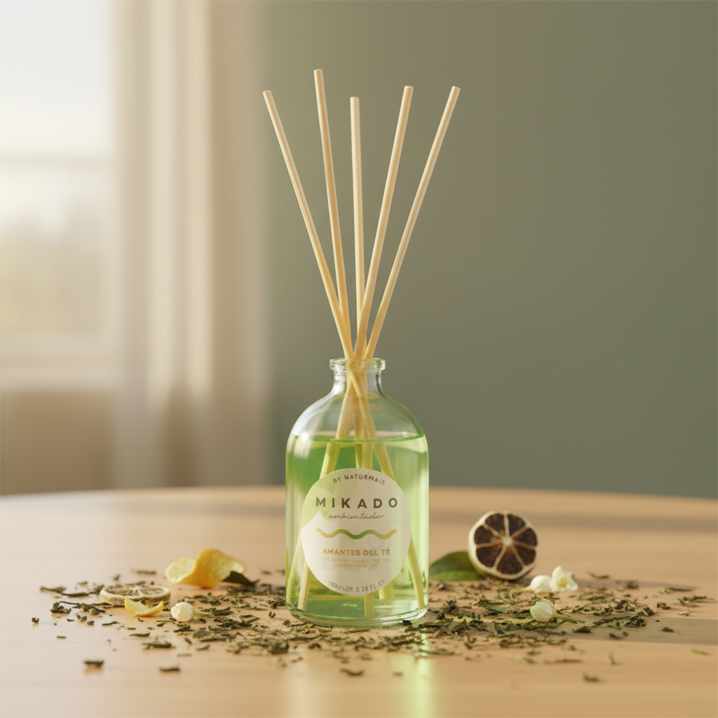 Ambientador Mikado Amantes Del Té 100ml - Fragancia Natural Y Delicada