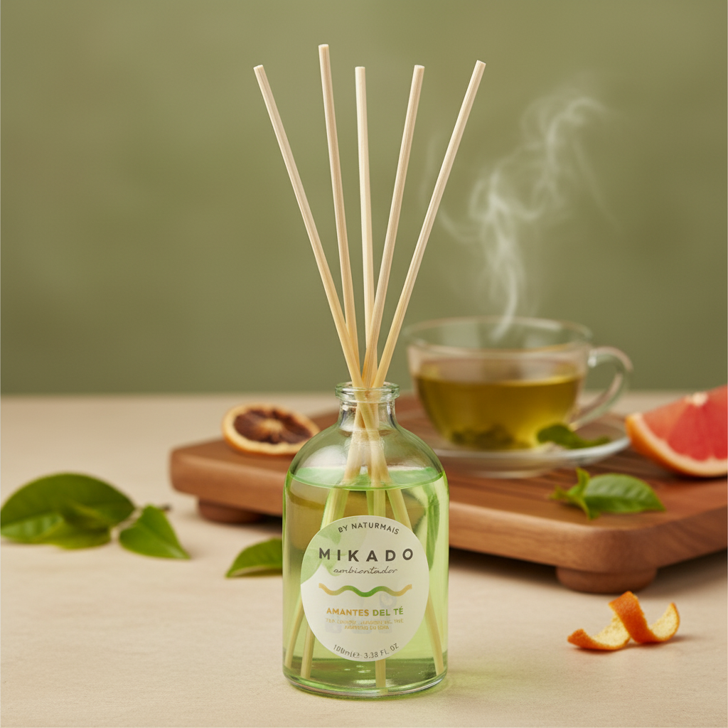 Ambientador Mikado Amantes Del Té 100ml - Fragancia Natural Y Delicada