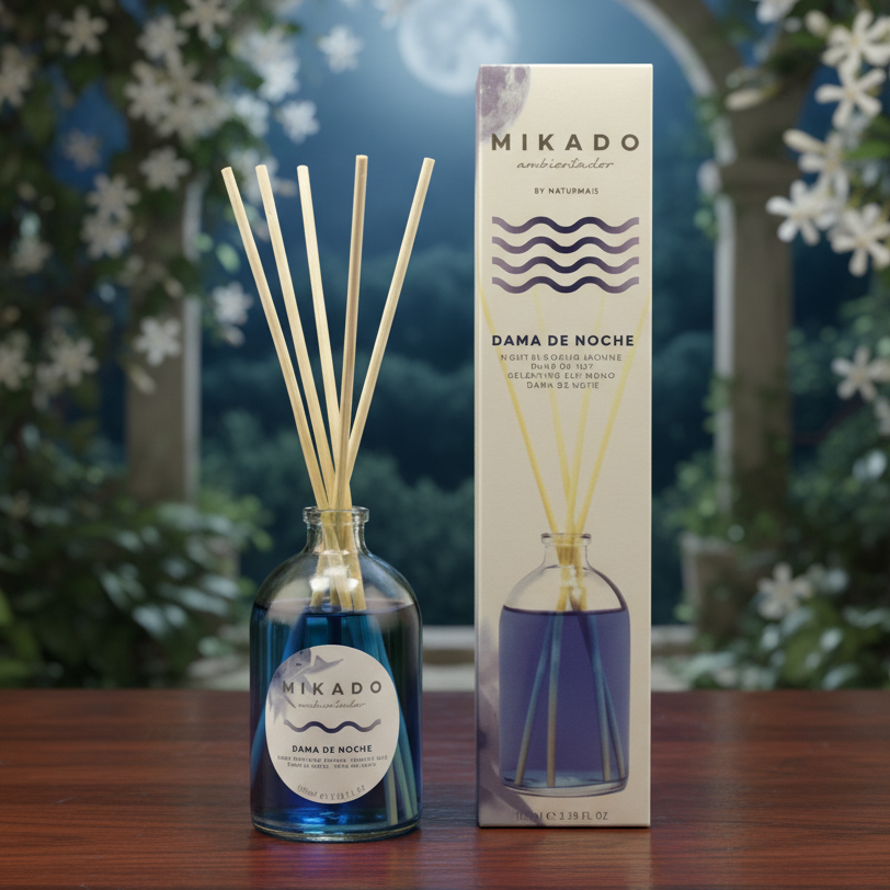 Ambientador Mikado Dama De Noche 100ml - Fragancia Envolvente Y Elegante