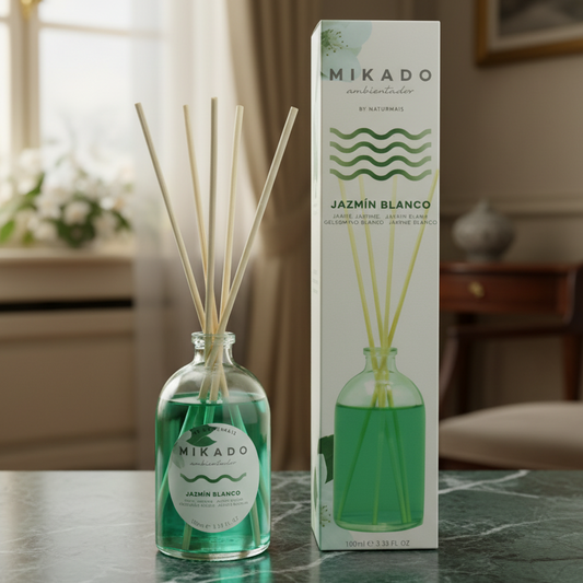 Ambientador Mikado Jazmín Blanco 100ml - Fragancia Natural Y Elegante