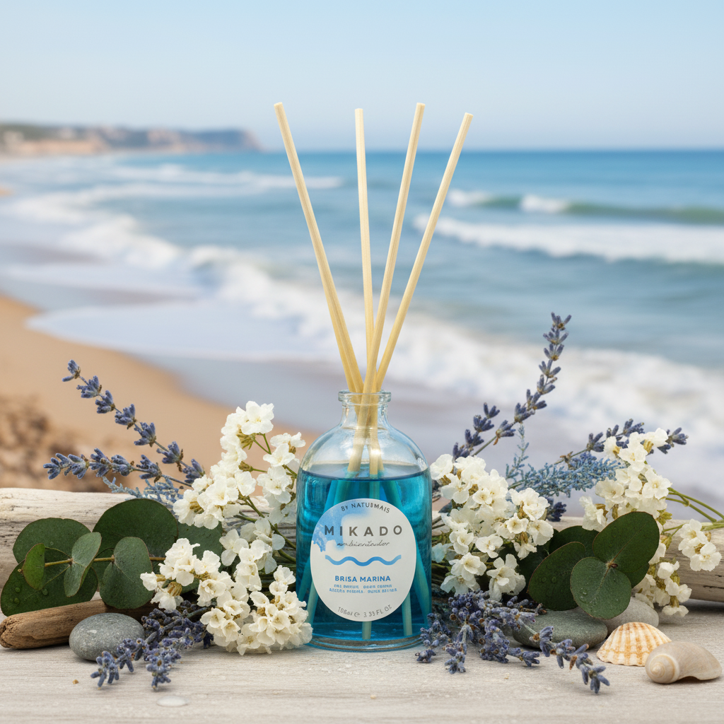 Ambientador Mikado Brisa Marina 100ml - Aromas Frescos Y Naturales