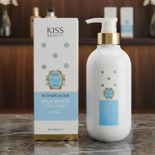 Acondicionador Hidratante Milk White 500ml Para Cabello Brillante