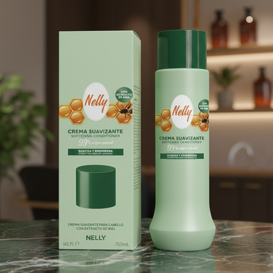 Crema Suavizante Para Cabello Con Extracto De Miel 750ml - Brillo Y Suavidad