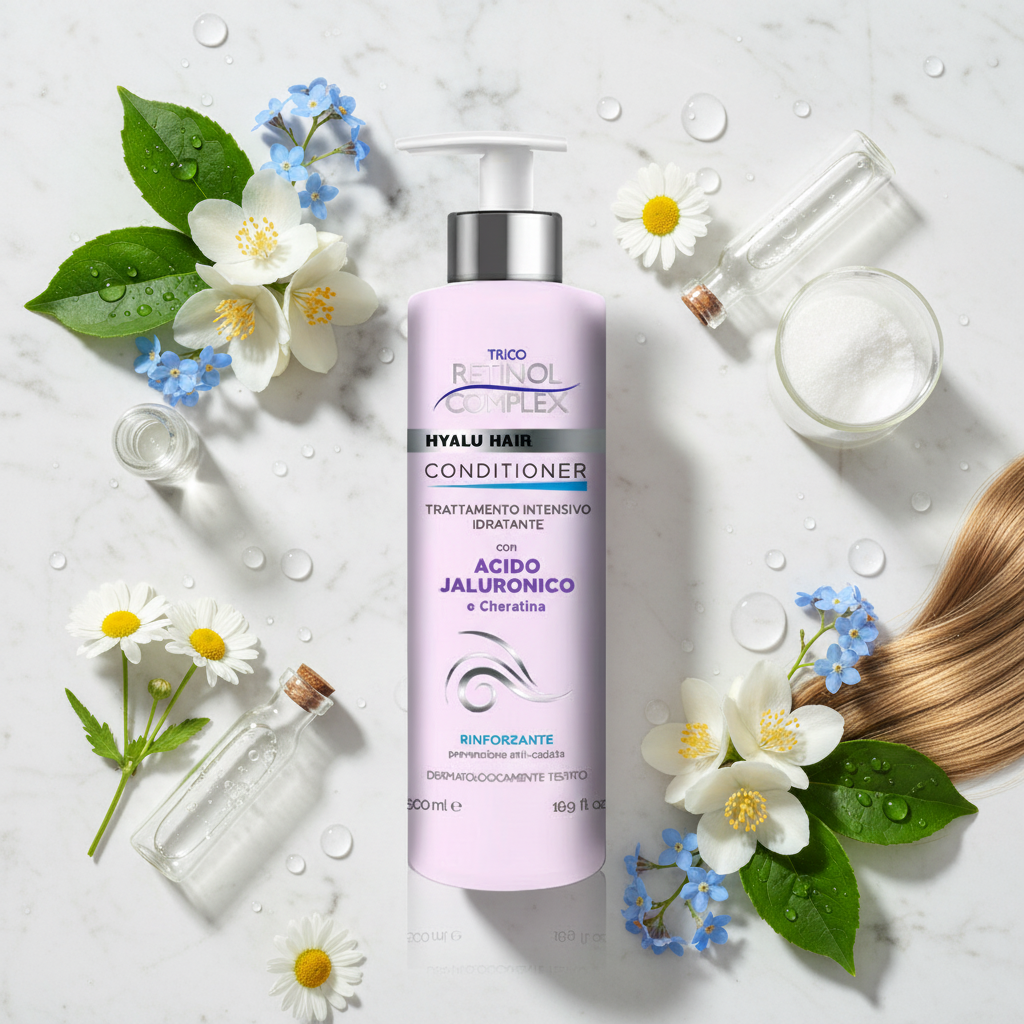 Acondicionador Hidratante Con ÁCido Hialurónico Y Queratina 500ml