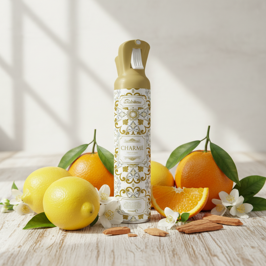 Ambientador En Spray Cítrico Fresco 300ml Para Ambientes Agradables