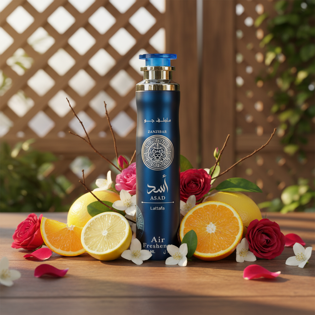 Ambientador En Spray Cítrico Oriental 300ml - Fragancia Exótica Y Refrescante