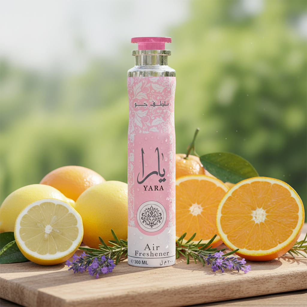 Ambientador En Spray Cítrico Aromático 300ml - Frescura Energizante