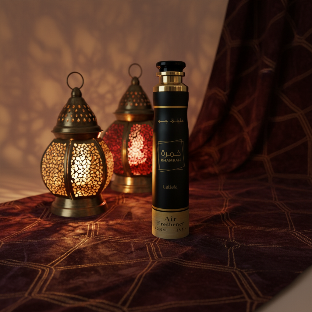 Ambientador En Spray Khamrah 300ml - Aroma Oriental Especiado
