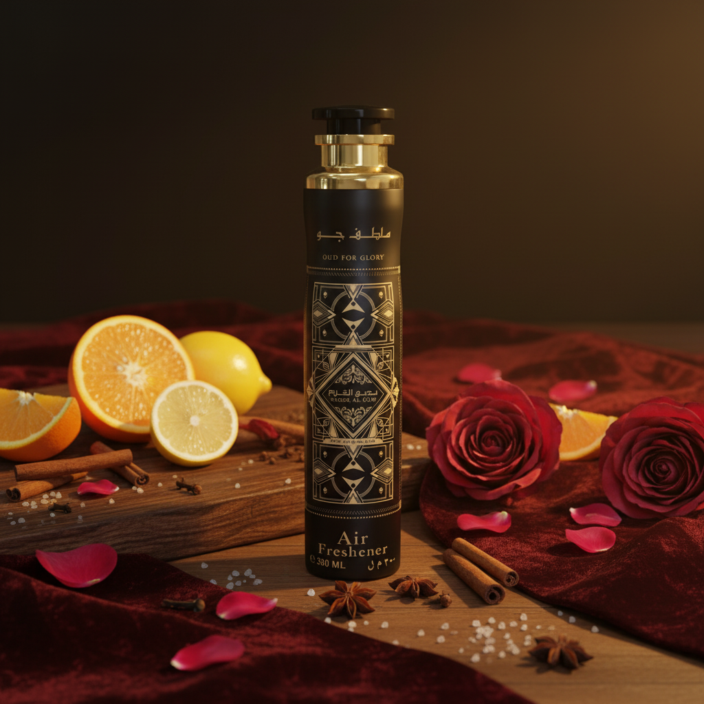 Ambientador En Spray Amaderado Oriental 300ml - Fragancia Lujosa Y Seductora
