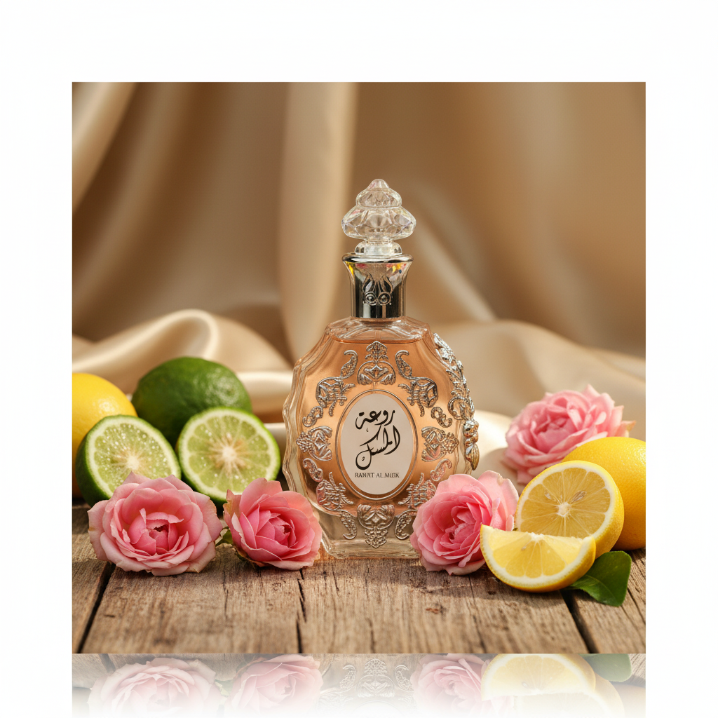 Perfume Floral Ambarino Rouat Al Musk 100ml Para Mujer