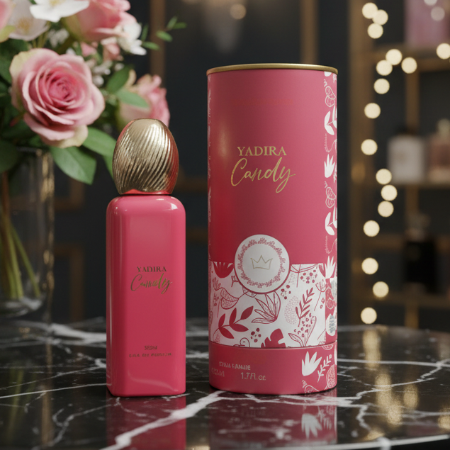 Eau De Parfum Yadira Candy Pour Femme 50ML - Perfume Floral Frutal