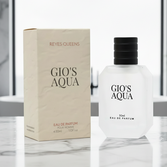 Eau De Parfum Gio's Aqua Pour Homme 30ML - Frescura Acuática Y Natural