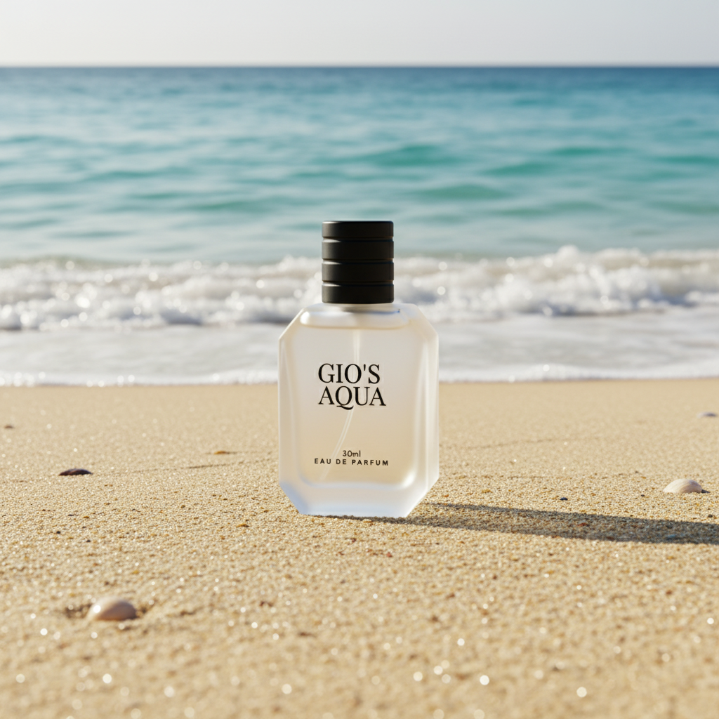 Eau De Parfum Gio's Aqua Pour Homme 30ML - Frescura Acuática Y Natural