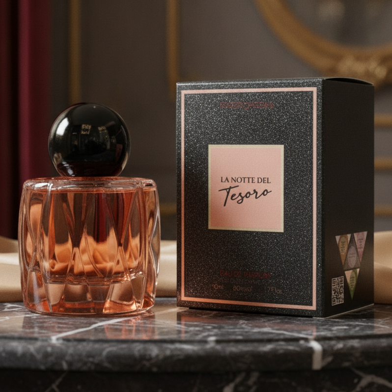 Eau De Parfum La Noite Del Tesoro Pour Femme 50ml - Perfume Floral Oriental