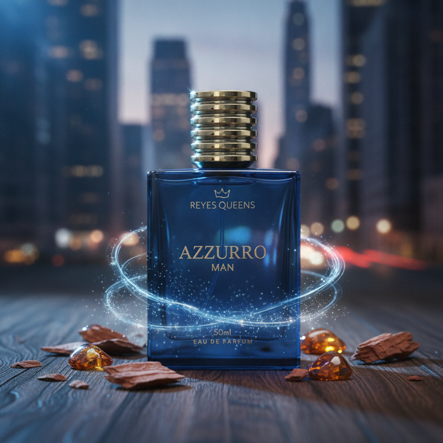 Eau De Parfum Azzurro Man 50ML - Fragancia Masculina Elegante Y Fresca