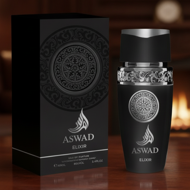 Eau De Parfum Aswad Elixir 100ML - Fragancia Amaderada Oriental
