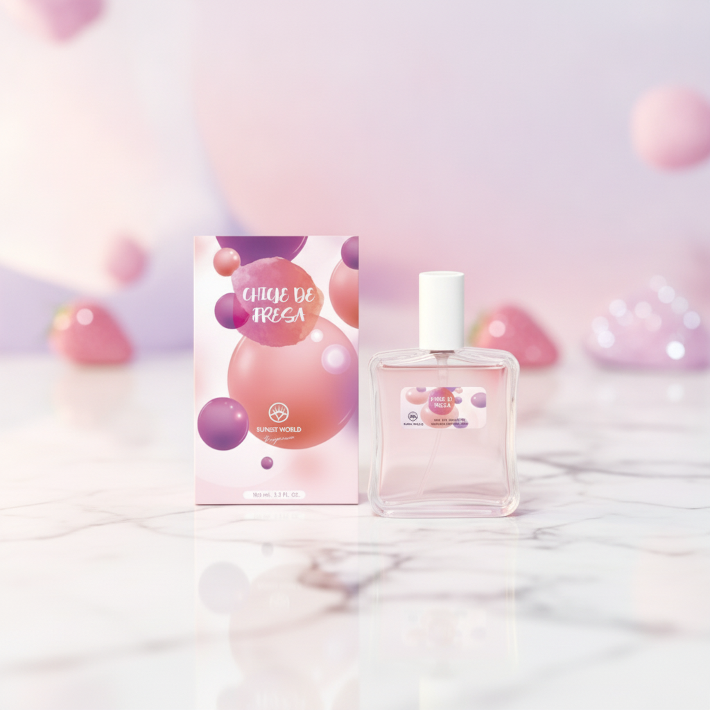 Eau De Toilette Chicle De Fresa 100ML - Fragancia Dulce Y Fresca