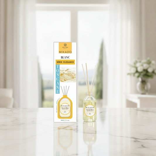 Ambientador Mikado Toscane Blanc 100ml - Aromas Naturales Para Tu Hogar