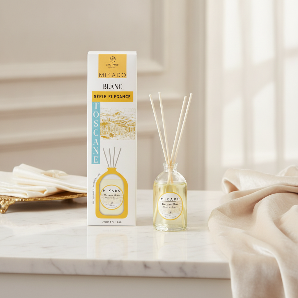 Ambientador Mikado Toscane Blanc 100ml - Aromas Naturales Para Tu Hogar