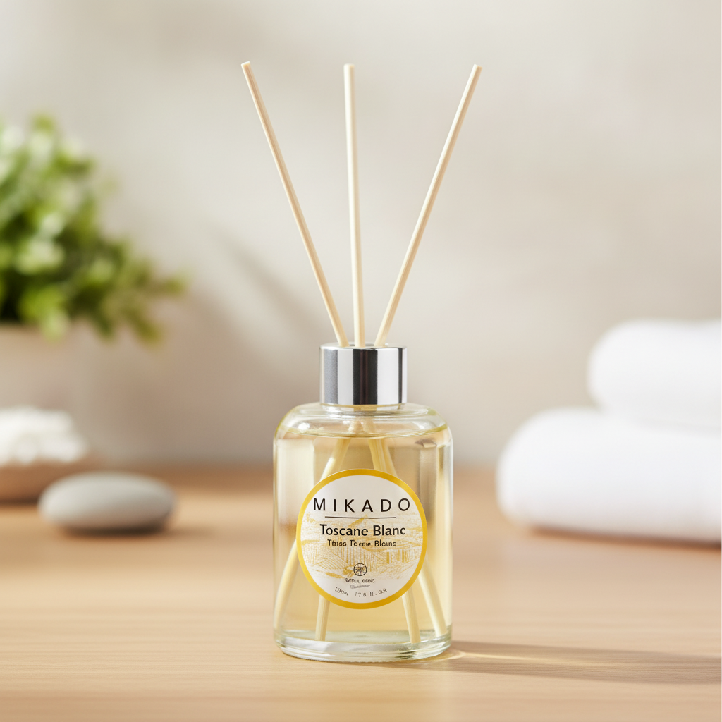 Ambientador Mikado Toscane Blanc 100ml - Aromas Naturales Para Tu Hogar