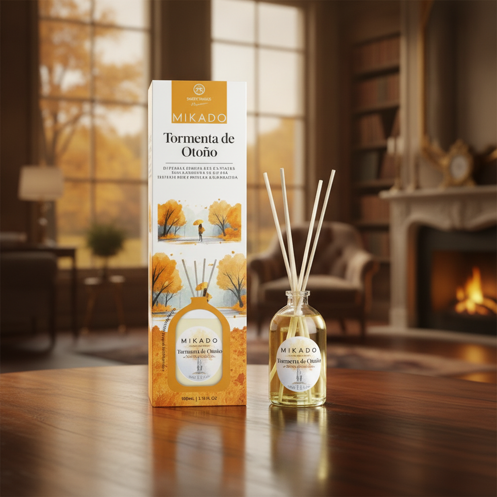 Ambientador Mikado Tormenta De Otoño 100ml - Fragancia Natural