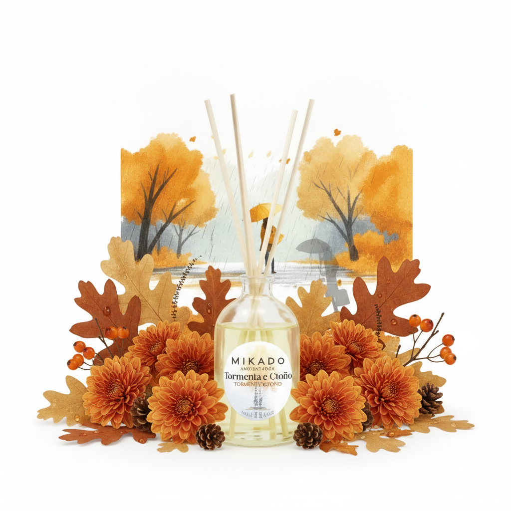 Ambientador Mikado Tormenta De Otoño 100ml - Fragancia Natural