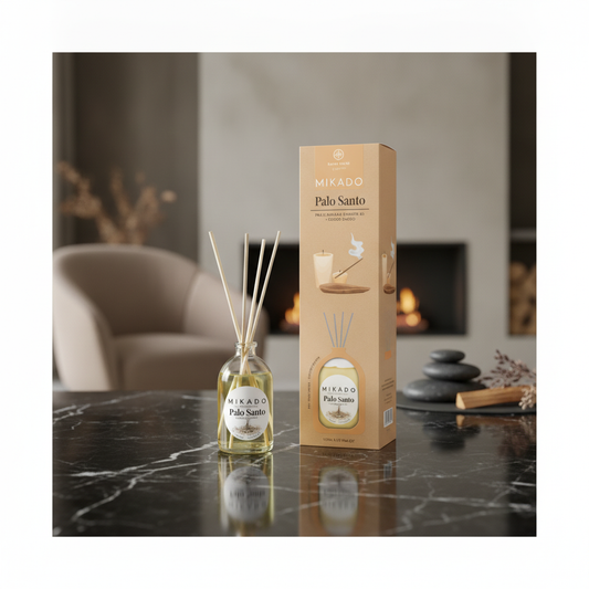 Ambientador Mikado Palo Santo 100ml - Aromatiza Tu Espacio Naturalmente