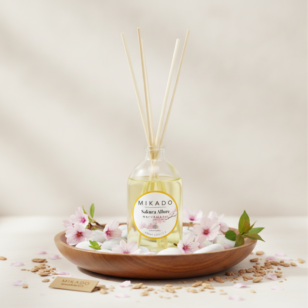 Ambientador Mikado Sakura Allure 100ml - Aromas Naturales Para Tu Hogar