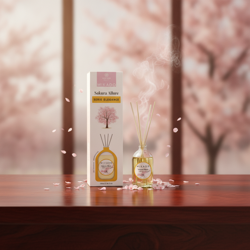 Ambientador Mikado Sakura Allure 100ml - Aromas Naturales Para Tu Hogar