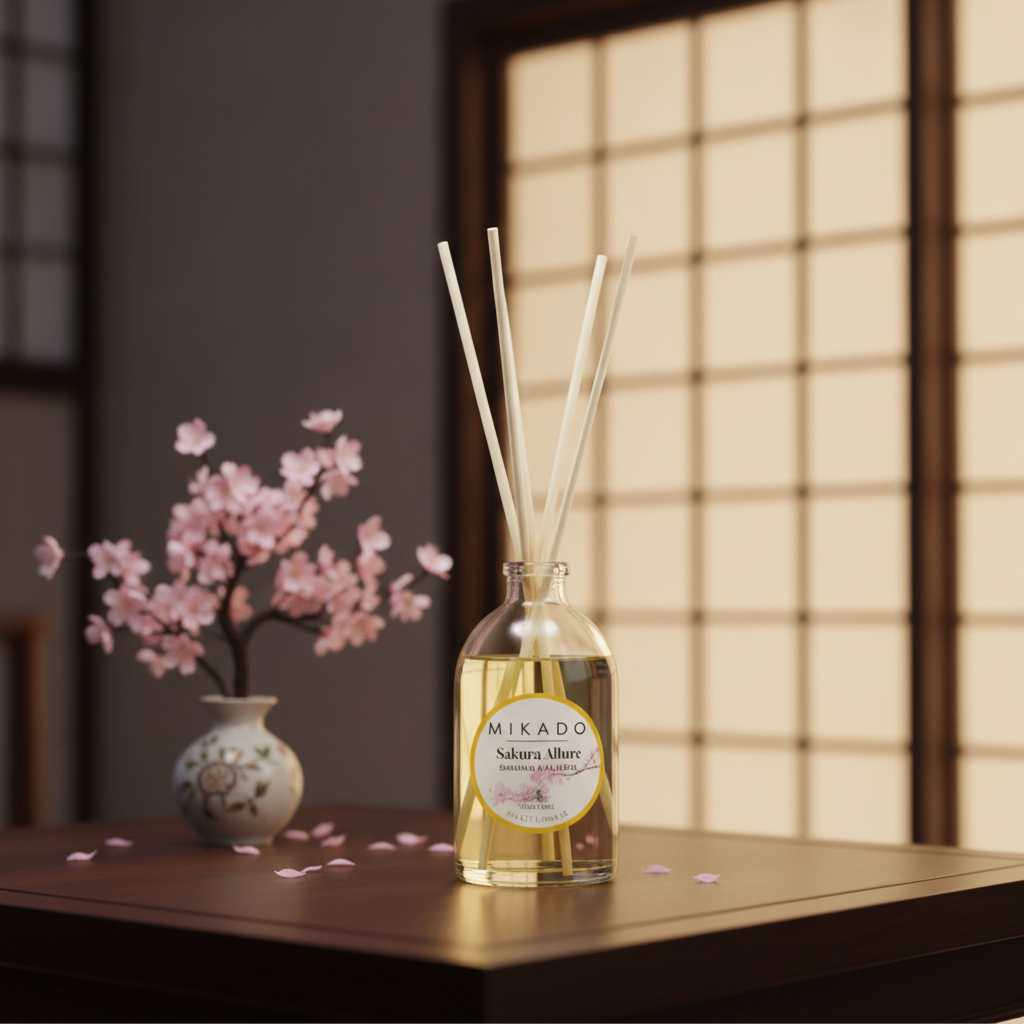 Ambientador Mikado Sakura Allure 100ml - Aromas Naturales Para Tu Hogar