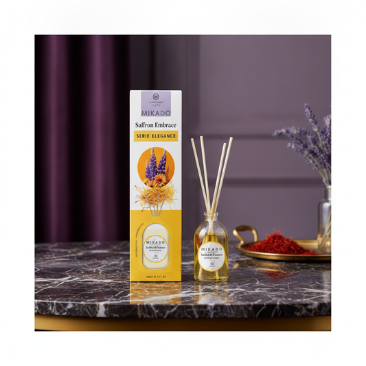 Ambientador Mikado Saffron Embrace 100ml - Aromatiza Tu Espacio