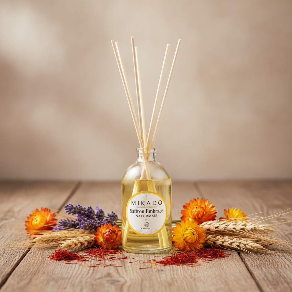Ambientador Mikado Saffron Embrace 100ml - Aromatiza Tu Espacio