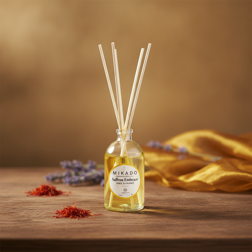 Ambientador Mikado Saffron Embrace 100ml - Aromatiza Tu Espacio