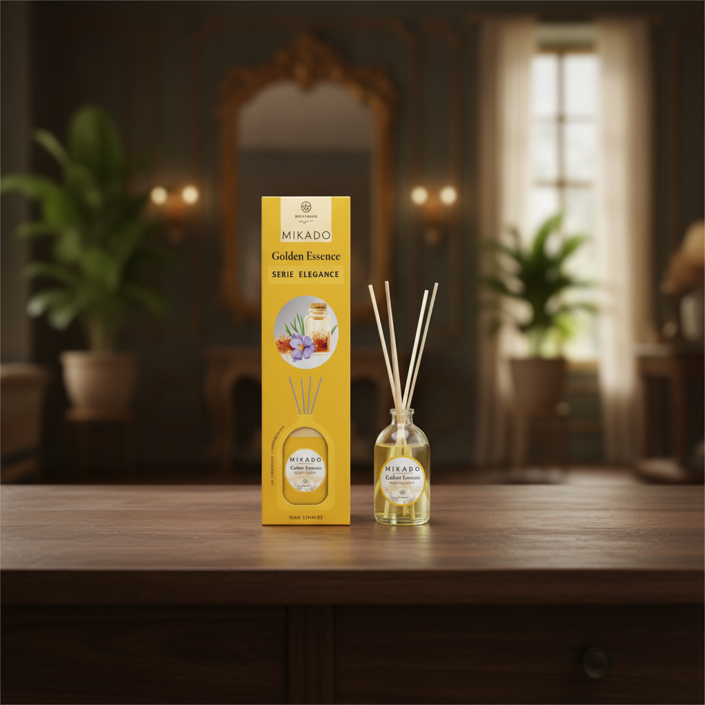 Ambientador Mikado Golden Essence 100ml - Aroma Natural Y Elegante
