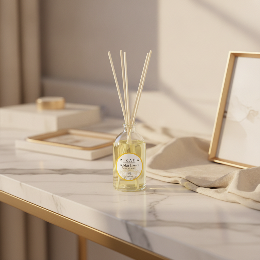 Ambientador Mikado Golden Essence 100ml - Aroma Natural Y Elegante