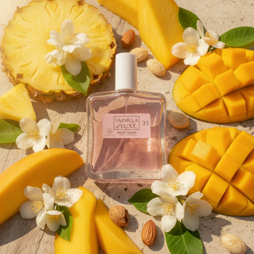 Eau De Toillette Vainilla D'luxe Rose Glow 100ML Para Mujer